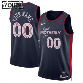Philadelphia 76ers Trikot Benutzerdefinierte Nike 2023-24 City Edition Swingman - Kinder
